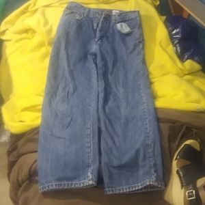 Eddie Bauer relaxed fit flannel lined jeans